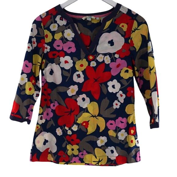 Boden Floral Top - Size 4 - Excellent Condition - Picture 1 of 4